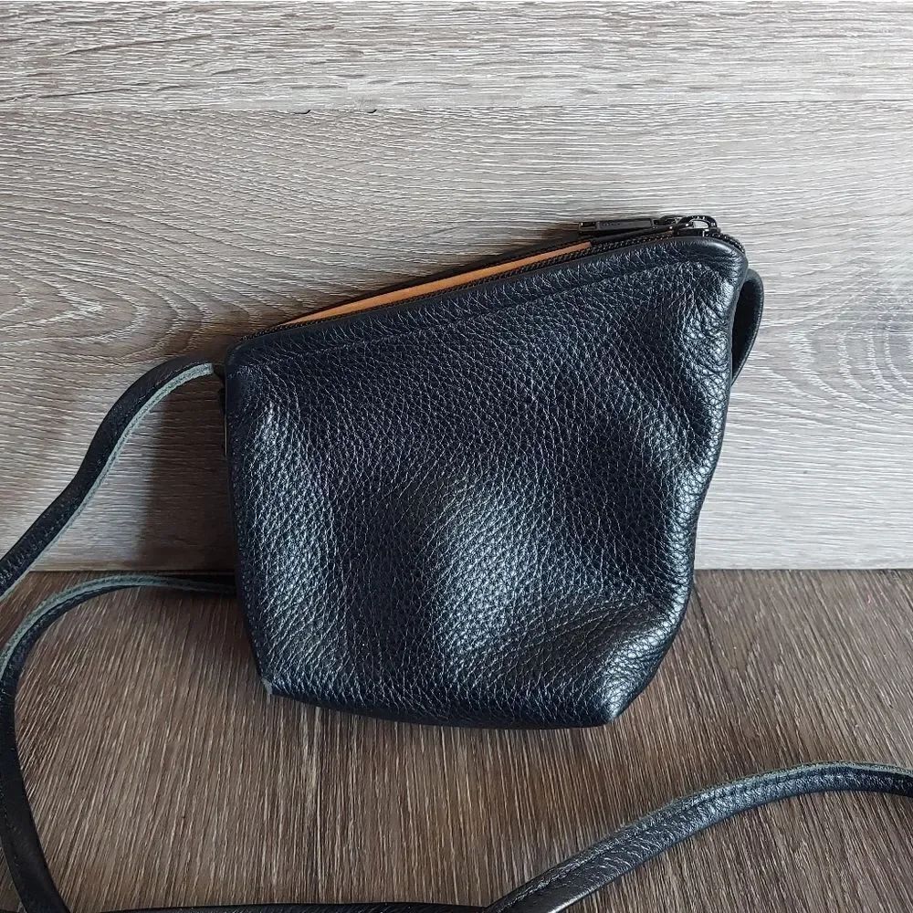 Vintage Thomas Leathers Two Tone Mini Shoulder Crossbody Bag